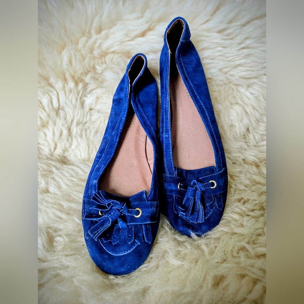Aldo Royal Blue Suede Women's Flats